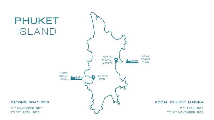 Phuket: YONA Floating Beach Club Day Experience - Transfers by shuttle boat: how to avoid the usual day-club stress