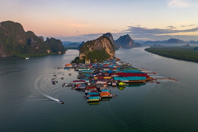 Premium James Bond Island By Speedboat from Phuket - Koh Panyee (floating village) lunch: local food with a tourist setting