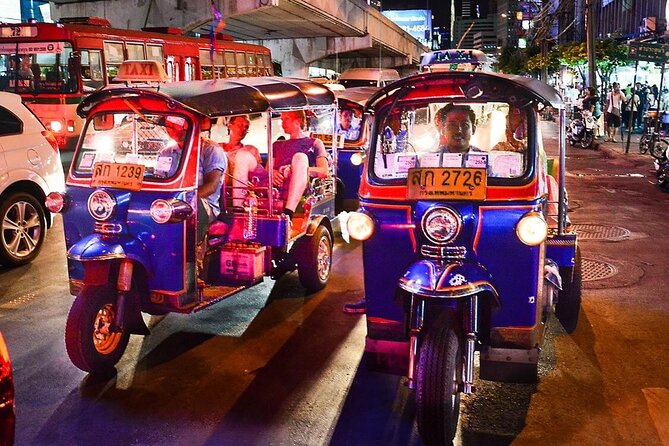 Private Bangkok Night Tour by Tuk Tuk with Dinner - Dinner included: tasty Thai food, but ask what style it is