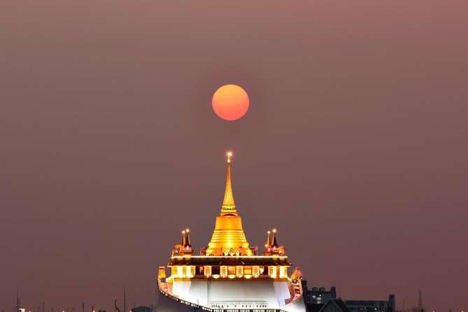 Private Bangkok Tuk Tuk Sunset Long-tail Night Lights - Your river start on the Chao Phraya: first views, then off the roads