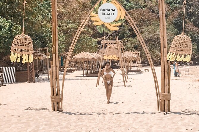 Private Boat Tour with Dolphin Spotting and Snorkelling from Phuket - Banana Beach Club: lunch time, coconuts, and an easy beach flow