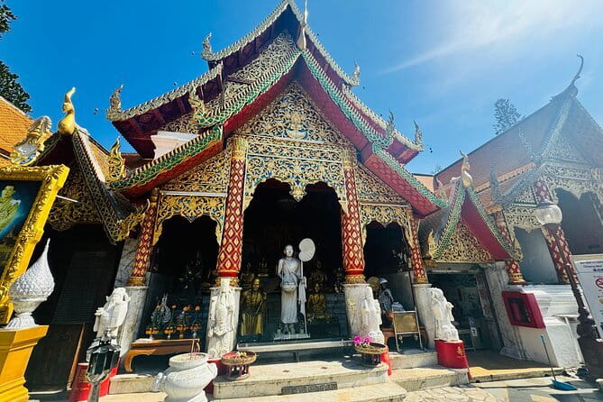 Private Doi Suthep Temple Handicraft Center and Sticky Waterfall - Doi Suthep Hill: Monks Chanting and the Khruba Siwichai Monument
