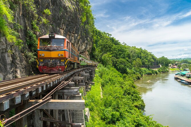 Private Kanchanaburi Erawan Waterfall&Thai-Burma Death Railway Tour from Bangkok - River Kwai Bridge: Famous Photos, Serious Meaning