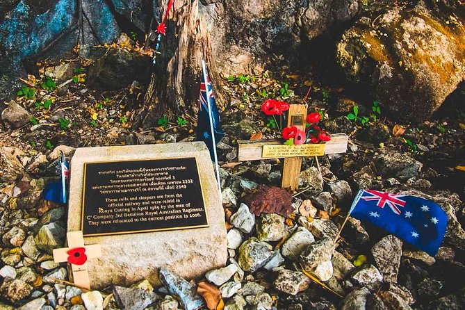 Private Tour: Death Railway, Hellfire Pass and Erawan Waterfall - River Kwai bridge time, historic walking with real atmosphere