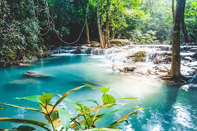Private Tour: Death Railway, Hellfire Pass and Erawan Waterfall - Erawan swimming logistics, bring the right energy