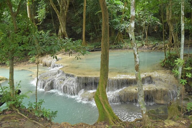Private Tour : Erawan Waterfall and Bridge over the River Kwai - What makes the guide matter (Army and Lek)