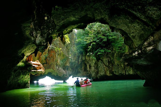 Private Tour of James Bond Island and Phang Na Bay on Long Tail Boat - First Stop: Suwan Kuha Cave, Monkey Cave, and the 15-Meter Buddha