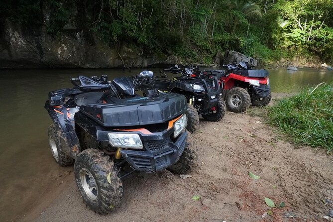 Rafting 7KM & ATV visit monkey cave and waterfall with Lunch - Zipline and the Short Hike to the Waterfall: Brief Fun, Big Variance