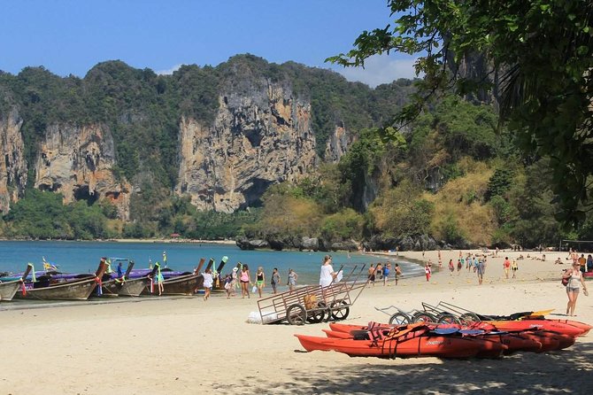 Railay Beach to Koh Phi Phi by Ao Nang Princess Ferry - Railay East Beach in Low Season, Plus the Longtail Step