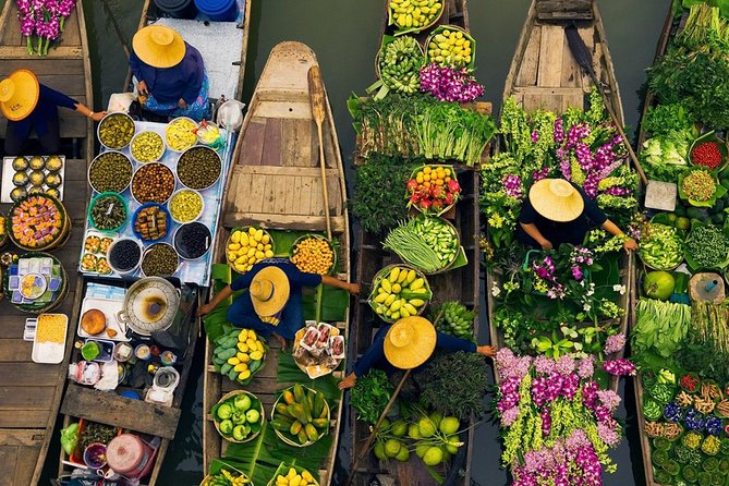 River Kwai Bridge and Floating Market Full-Day Combo - Morning start: Bangkok pickup to Damnoen Saduak canal life