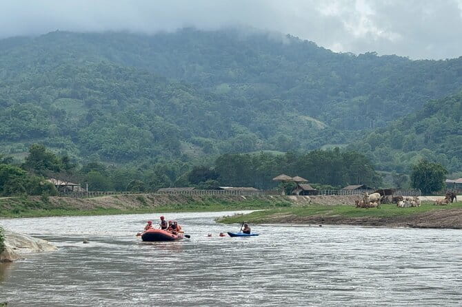 Safety whitewater rafting in Chiangmai by Khampan Rafting - Elephant Sanctuary Views From the River