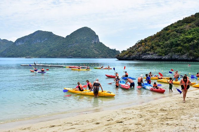 Samui Island Tour to Angthong Marine Park by Big Boat with Kayaking - Snorkeling and swimming: included gear, but conditions run the day
