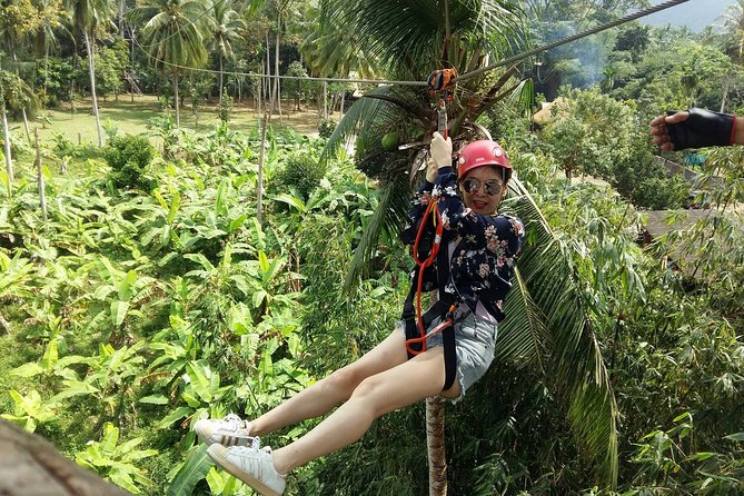 Samui Zipline Explore and Connect with Nature - The Real Course Flow: Spiral Staircase, Sky Platforms, and Abseiling