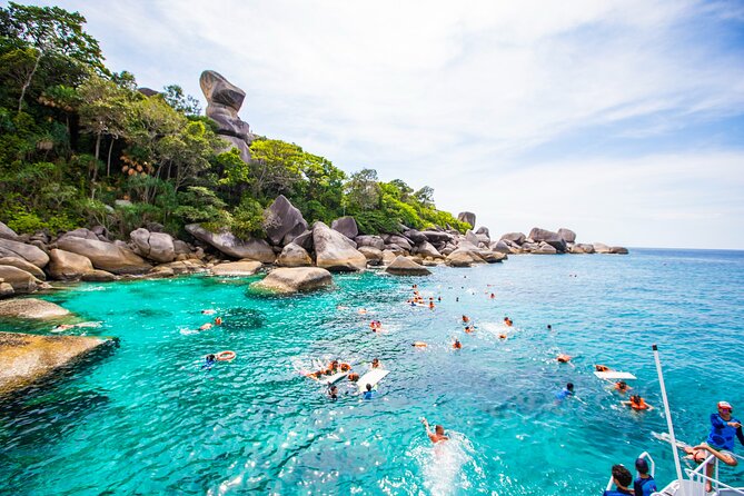 Similan Islands Snorkeling Tour By Sea Star Andaman From Khao Lak - Stop-by-stop Similans route: Island No. 5 to Sailing Rock