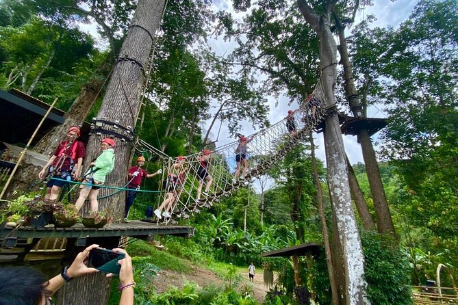 Sky Hawk Zipline Experience in Chiang Mai - Entering the Sky Hawk park, with safety first