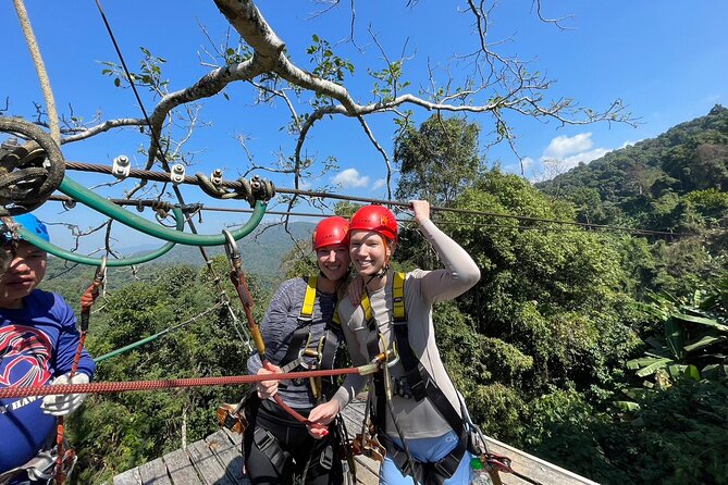 Sky Hawk Zipline Experience in Chiang Mai - The main circuit: 18 ziplines and 32 platforms above Chiang Mai