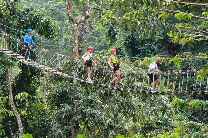 Sky Hawk Zipline Experience in Chiang Mai - Beyond ziplining: stairs, sky bridges, and abseiling areas