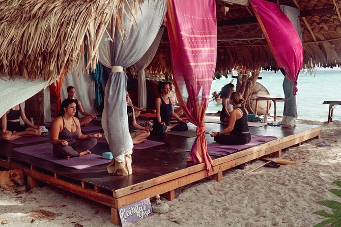 Sunrise yoga class overlooking the beach, the sea & sunrise . - Price and value: $16.20 for a small-group sunrise reset