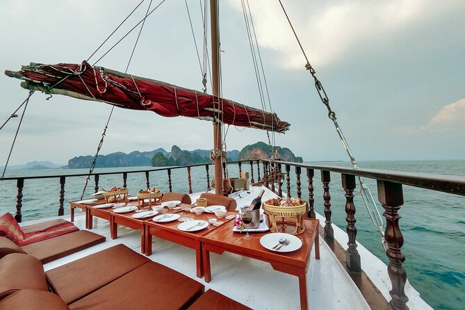 Sunset Culinary & Romance Cruise – Krabi - Railay and Phra Nang Cave Beach: Limestone Views and Easy Boat Access