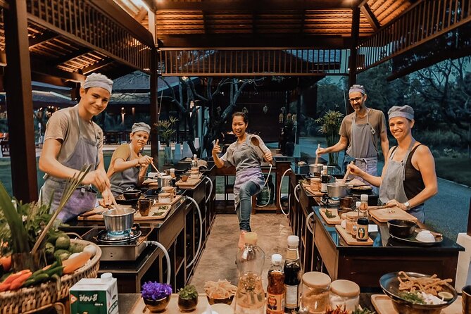 Sunset Thai Cooking with Grandma - Farm & Evening Feast - Open-air cooking stations: how the lesson stays friendly and practical