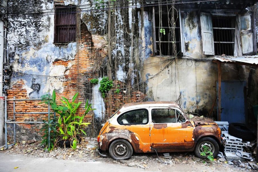 Talat Noi I A Journey Through Art and Culture l Bangkok - Entering Talat Noi from BTS Saphan Taksin