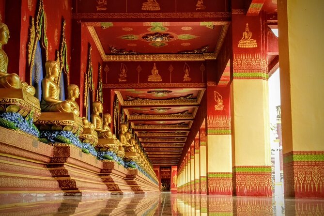 Temples Tour in Thailand from Khaolak - Stop 2, Dragon Cave Temple: cool shadows, steps, and prayer nooks