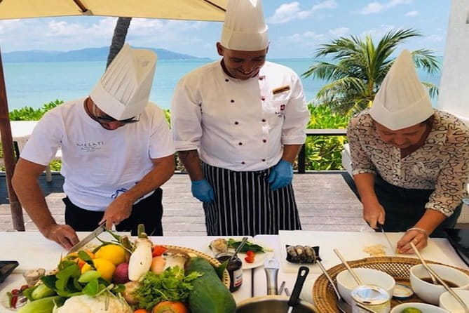 Thai Cooking Masterclass by the Sea on Koh Samui - The open-air cooking workflow, where guidance actually matters