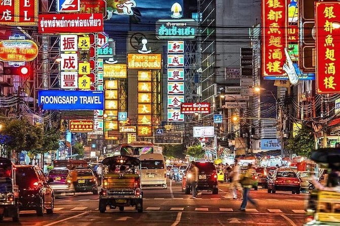 The Highest Rated Food Tour in Bangkok 10+ Tastings - The noodle restaurant in an old movie theater