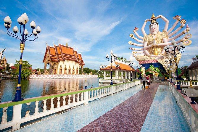 Top Sights of Samui City Tour - Wat Plai Laem: Chinese Monastery Style and a Pond Full of Fish