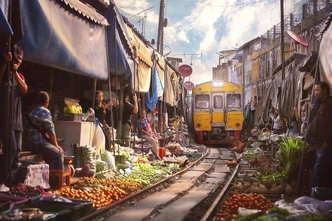 Train Market and Floating Market half day tour - Transport, Timing, and the Private-Group Value at $93.95