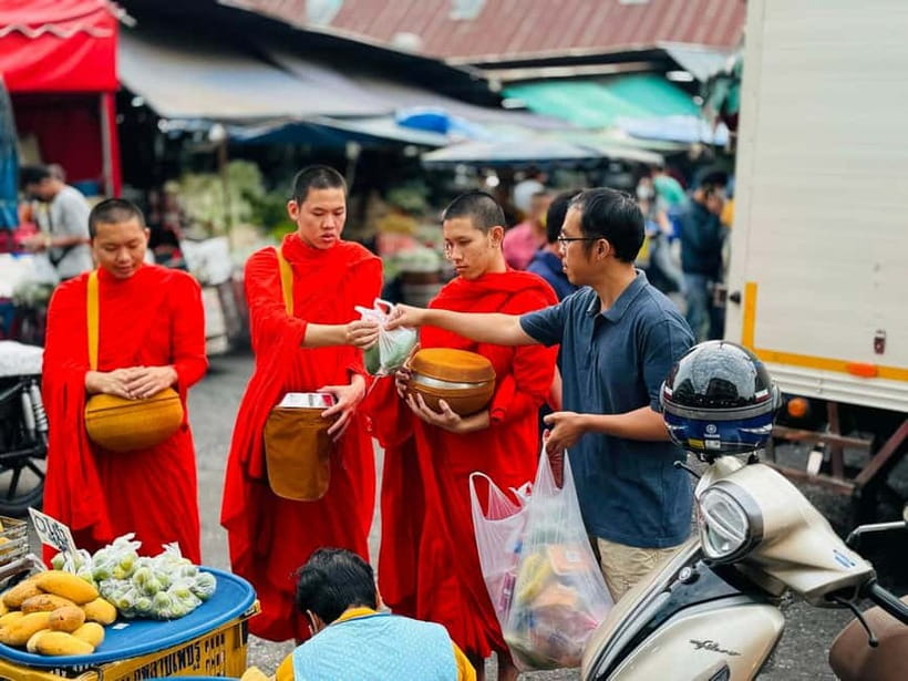 Walk With Monks Collecting Alms(meeting point maybe change) - Key highlights you will feel right away