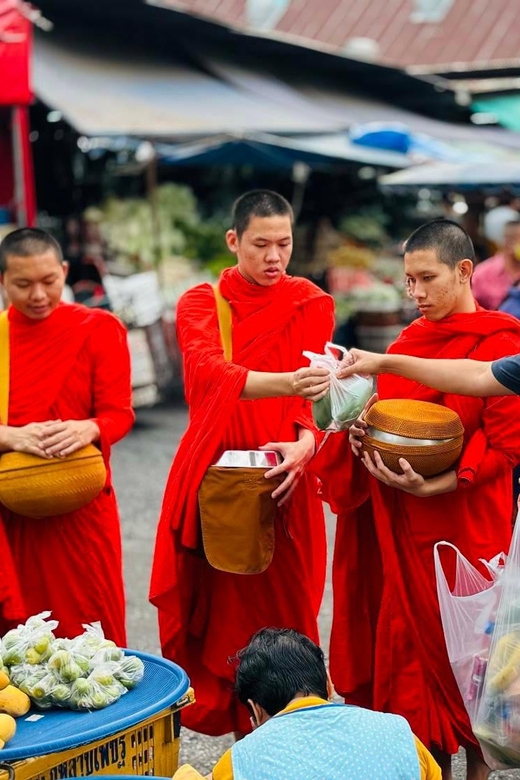 Walk With Monks Collecting Alms(meeting point maybe change) - Walking with monks collecting food: what you do during the alms part