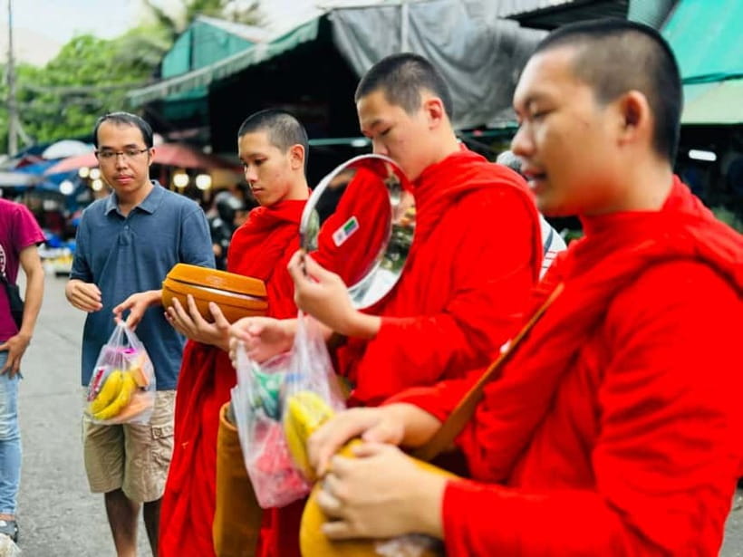 Walk With Monks Collecting Alms(meeting point maybe change) - Mueang Mai Market stop: the local scene you cannot fake