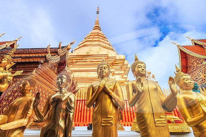 Wat Doi Suthep Temple and White Meo Hilltribe Village Half-Day Tour from Chiang Mai - The Wat Phra That Doi Suthep stop: why it’s the big draw
