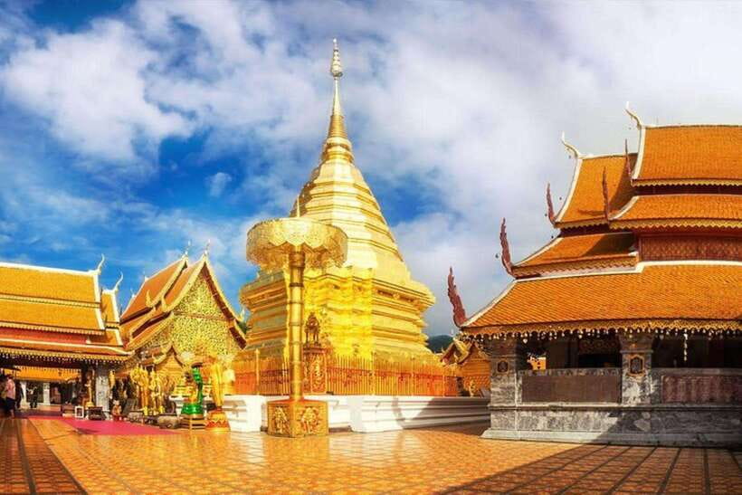 Wat Phra That Doi Suthep & Wat Pha lat Evening Tour & Guide - Wat Phra That Doi Suthep at Night, Gold Stupa and Panoramic Views
