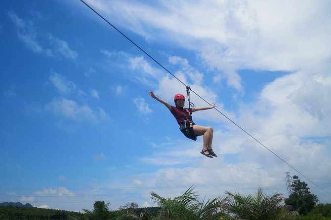 White-water Rafting with Ziplining in Phangnga - A full-throttle day in Phang Nga, starting with pickup