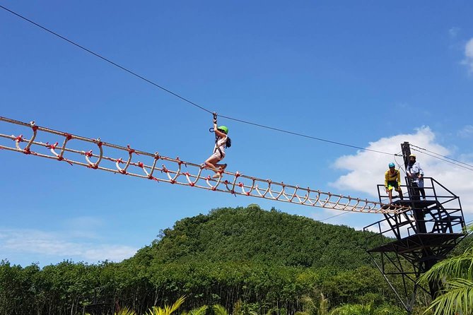White-water Rafting with Ziplining in Phangnga - Ton Pariwat Waterfall swim, plus the fun pool moments