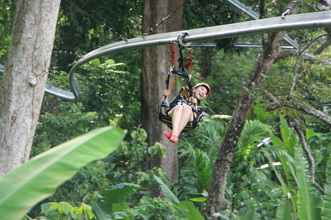 World B+ (Zipline 18 Platforms + Roller + Sky Walk with World Set Menu ) - Abseils and the spiral staircase: different thrills, different fears