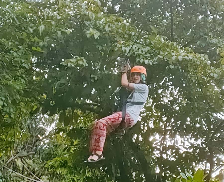 Zipline in Koh Samui Adventure activity tour - Safety briefing and PETZL gear before you fly