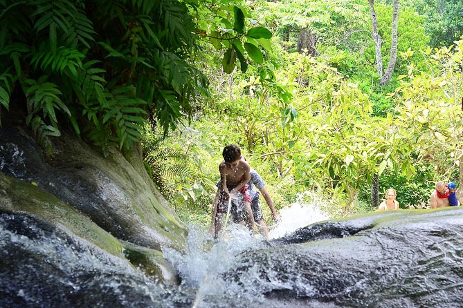 Zipline+Sticky waterfall+Long Neck Village Private Tour - Ziplining at Phoenix Adventure Park: 24 platforms plus a calmer jungle rhythm